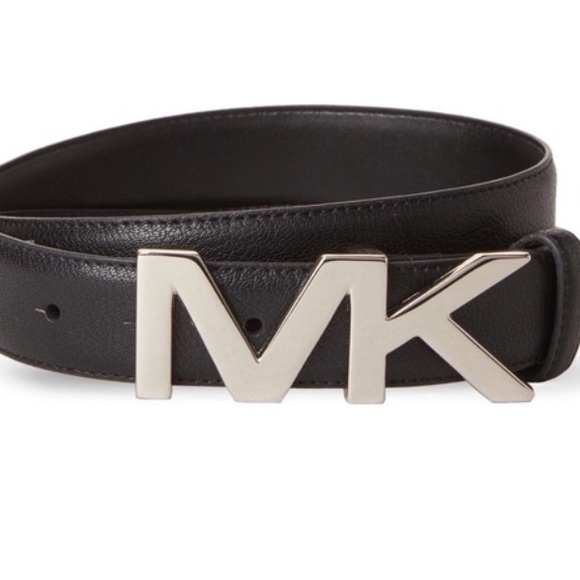 mk belt all black